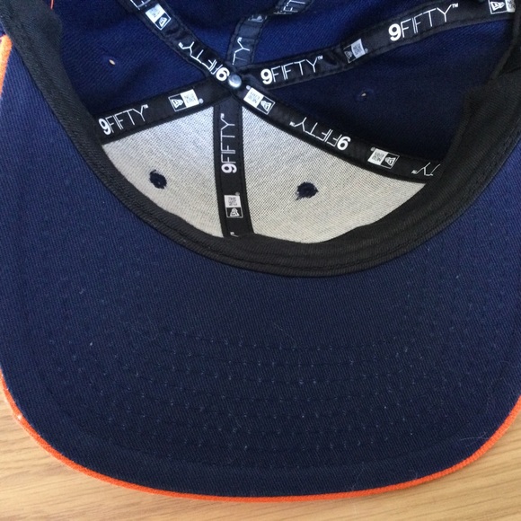 Denver Broncos Rare 9Fifty New era NFL Cap Snapback Football Orange - Picture 4 of 10